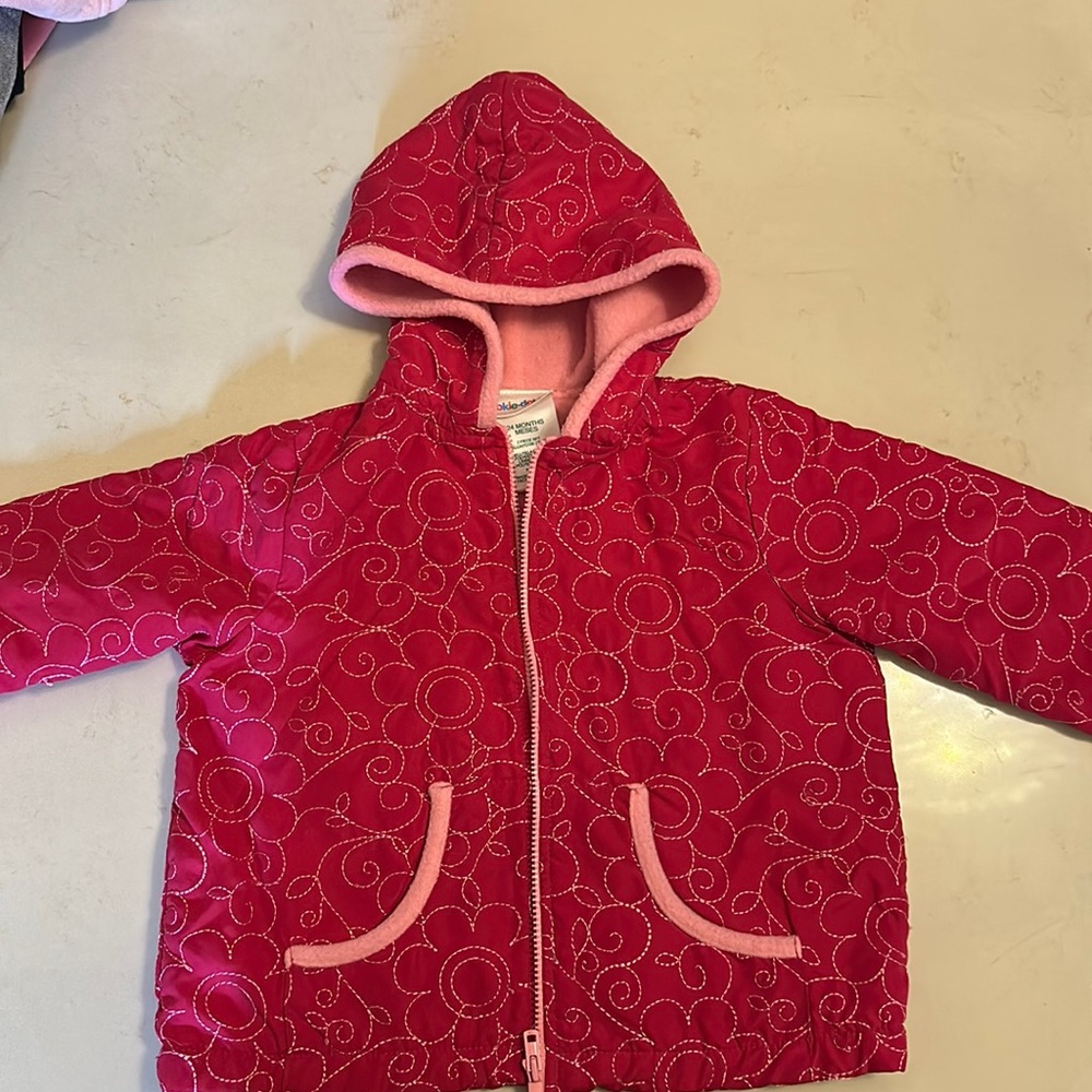 **6 Items for $26**. Pink toddler coat size 2T